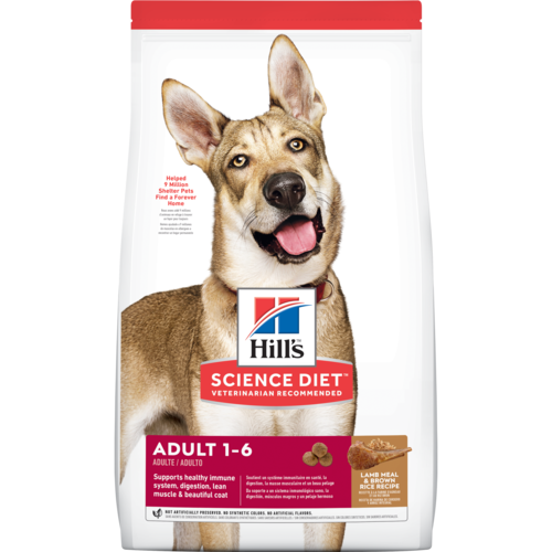 Hill's® Science Diet® Adult Lamb Meal & Brown Rice Recipe dog food  lb  Bag | Pet Care Animal Hospital